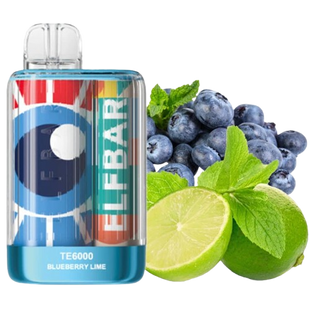 Elf Bar TE6000 Blueberry Lime (Черника Лайм) TE6000 Blueberry Lime фото