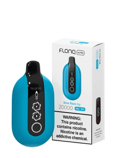 Flonq Ultra 20000 Blue razz icy (Голубая малина Лёд) 5% Flonq Ultra 20000 Blue razz icy фото