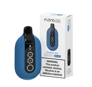 Flonq Ultra 20000 Blueberry mint (Черника Мята) 5% Flonq Ultra 20000 Blueberry mint  фото