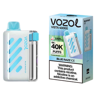 Vozol Vista 40000 Blue Razz Ice (Голубая Малина Лёд) 5% Vozol Vista 40000 Blue Razz Ice  фото